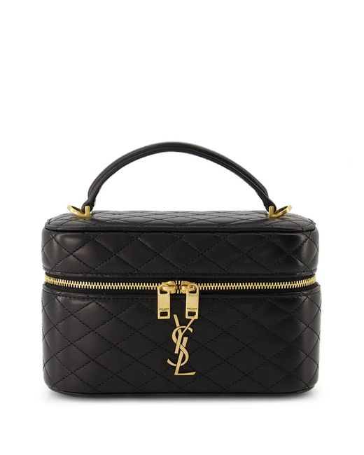 Saint Laurent Black Vanity Gaby Cassandre Bag