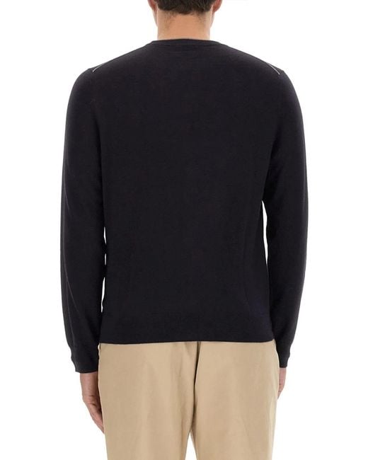 Paul Smith Blue Ps Paul Smith Jersey With Logo for men