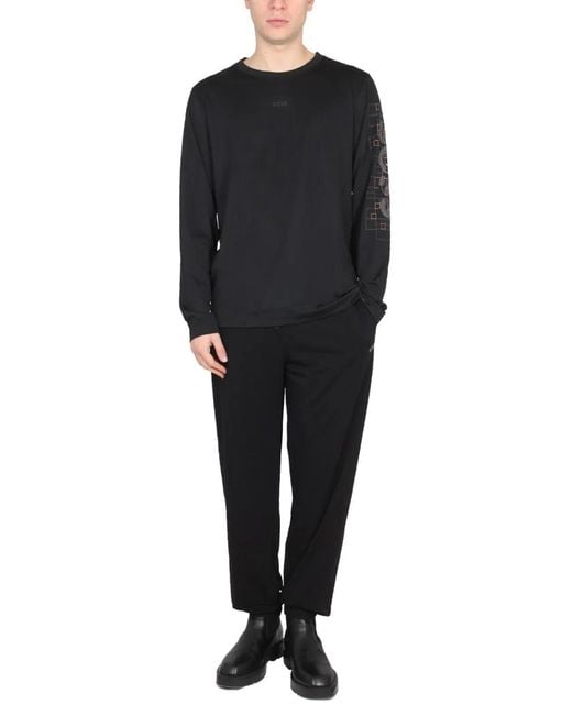 Boss Black T-Shirt With Logo for men