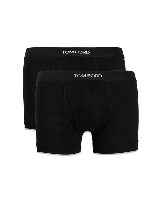 Tom Ford Black 2-Pack Boxer With Logo for men