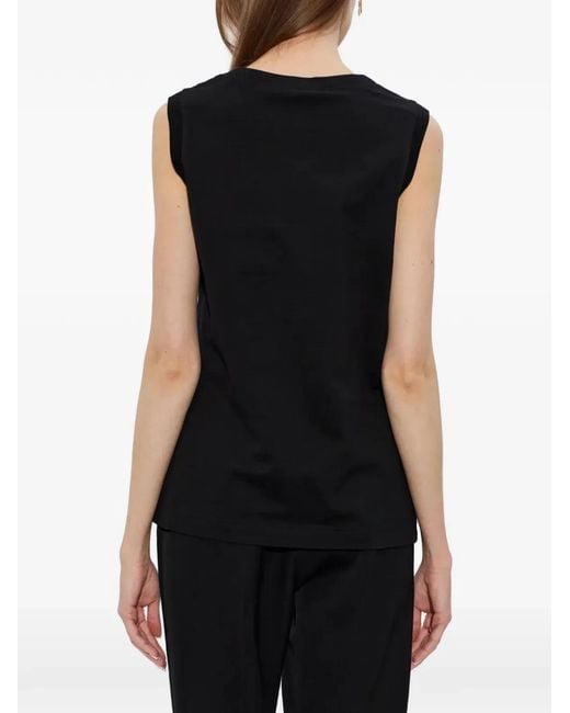 Dolce & Gabbana Black Dolce & Gabbana Cotton Tank Top