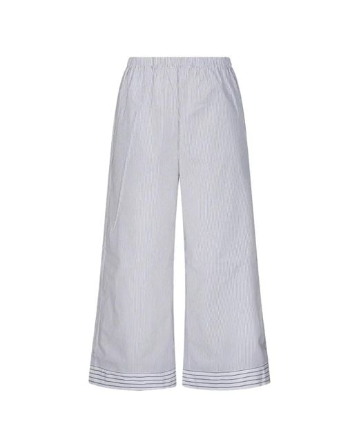 By Malene Birger White "Mirabello" Trousers