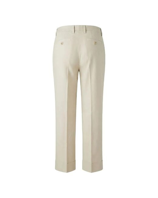 Re-hash White Light Turn Up Trousers