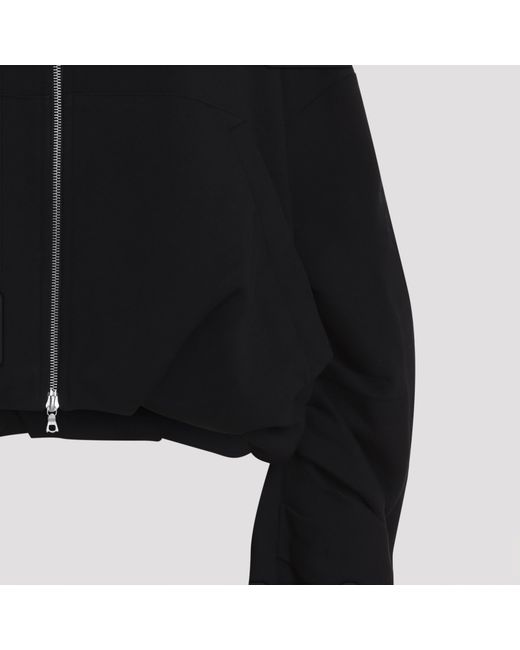 Dries Van Noten Black Cotton Hannett Tris Hoodie
