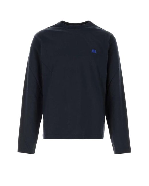 Jil Sander Blue Logo T-Shirts for men