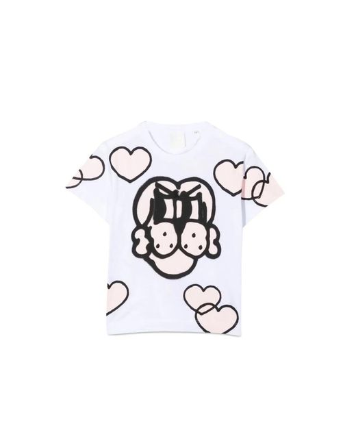 Givenchy White Hearts T-Shirt