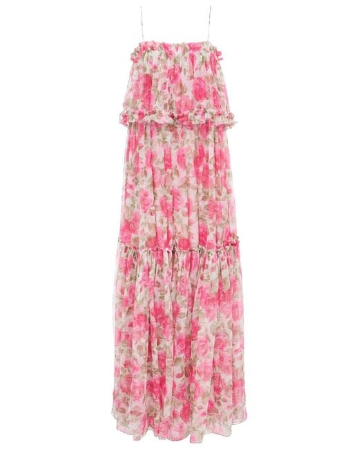 Chloé Pink Senza Spalline A Balze
