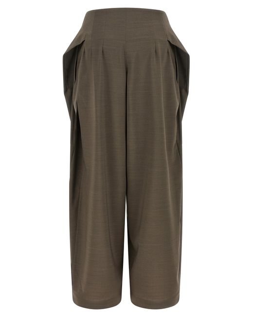 Jacquemus Green 'Le Pantalon Cubisto' Pants