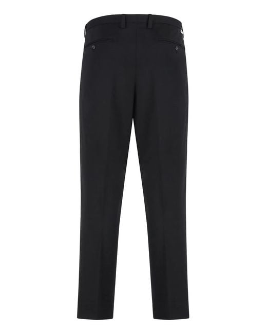 Paolo Pecora Blue Slim Fit Chino Trousers for men
