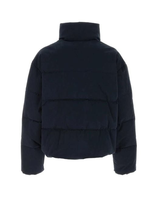 DSquared² Blue Stretch Cotton Down Jacket for men