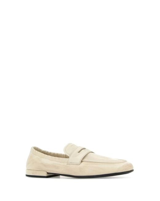 Prada White Moccasins