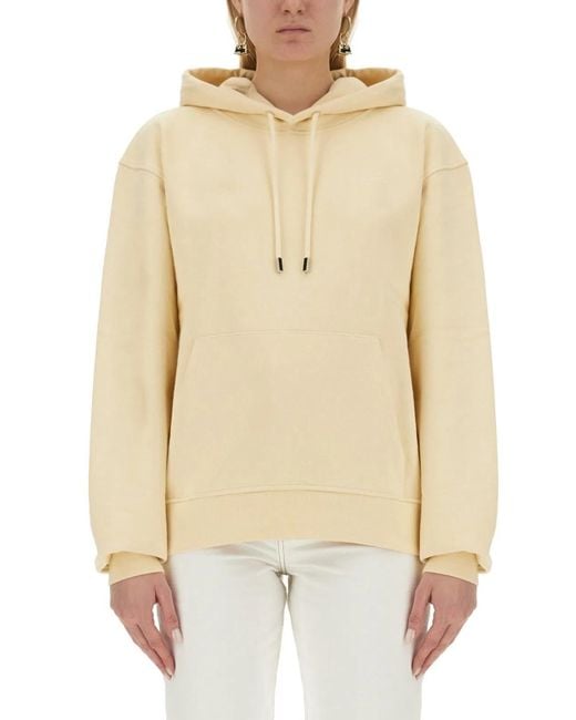 Jacquemus Natural Sweatshirt With Logo