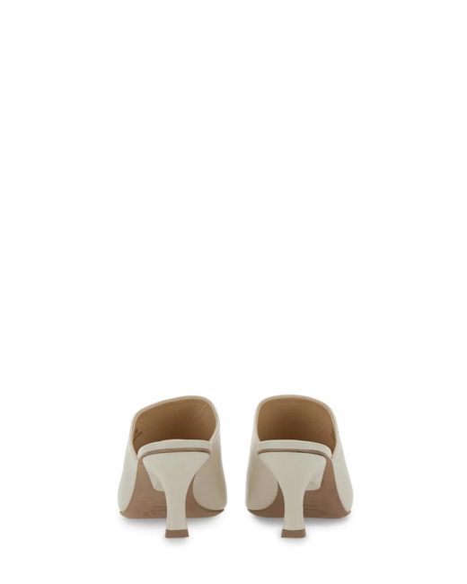 Tod's White Leather Sandal