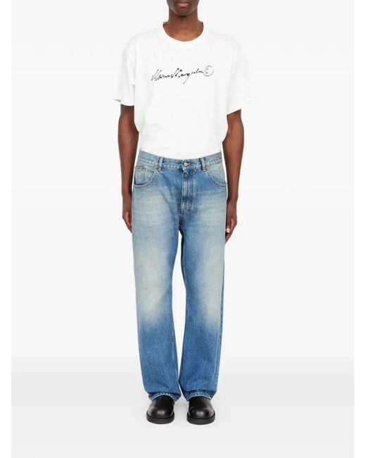 MM6 by Maison Margiela Blue Pants 5 Pocket for men