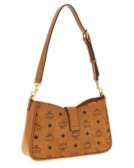 MCM Brown 'Tracy' Shoulder Bag