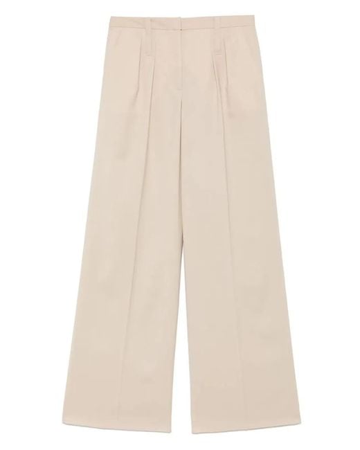 Barbara Bui Natural Pressed-Crease Trousers