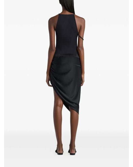 Courreges Black Courregès Twist Sport Polyester Skirt