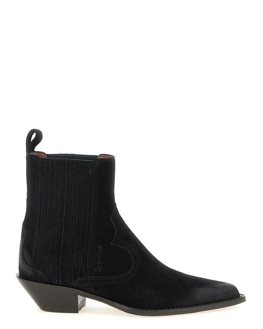 Sonora Boots Black 'Hernan' Ankle Boots