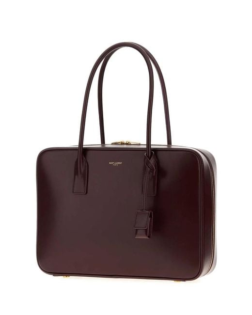 Saint Laurent Purple Sac De Jour Bag