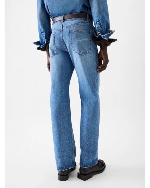 Jacquemus Blue Le De-Nimes Droit for men