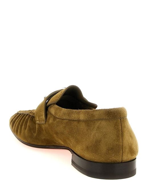 Christian Louboutin Green 'Mocallista' Loafers for men