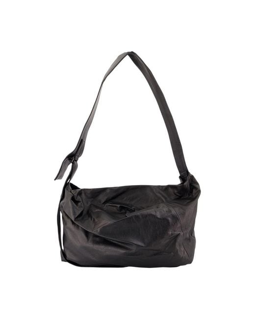 Yohji Yamamoto Black Puff M Shoulder Bag
