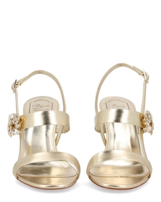 Roger Vivier Metallic Sandalo "Efflorescence"