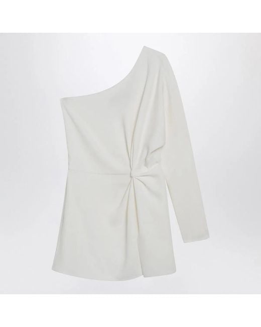 Valentino Garavani White Oneshoulder Top
