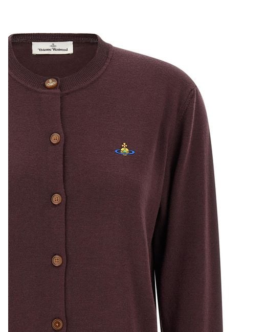 Vivienne Westwood Purple 'Bea' Cardigan