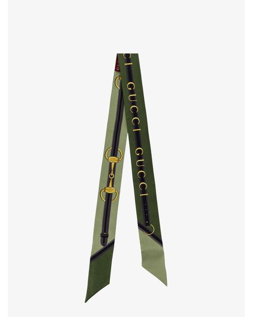 Gucci Green Silk Bandeau
