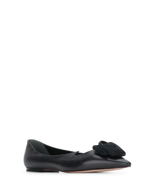 Roger Vivier Black Rose Ball Pumps