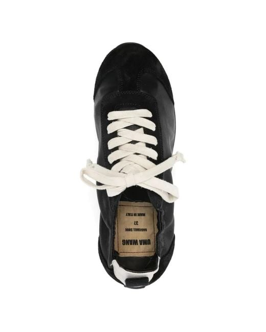 Uma Wang Black "Wome's" Sneakers