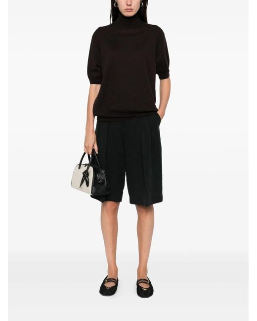 Prada Black Turtleneck T-Shirt
