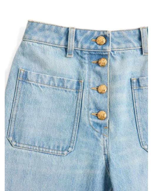 Valentino Blue Denim Cotton Jeans