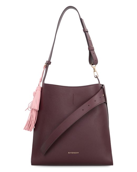 Givenchy Purple Medium Belted Hobo Bag