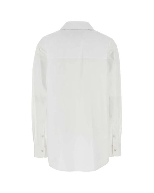 Gucci White Poplin Oversize Shirt