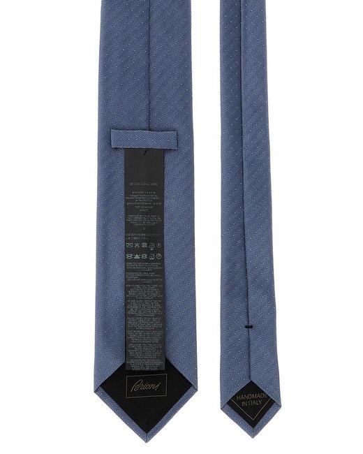Brioni Blue Silk Tie for men