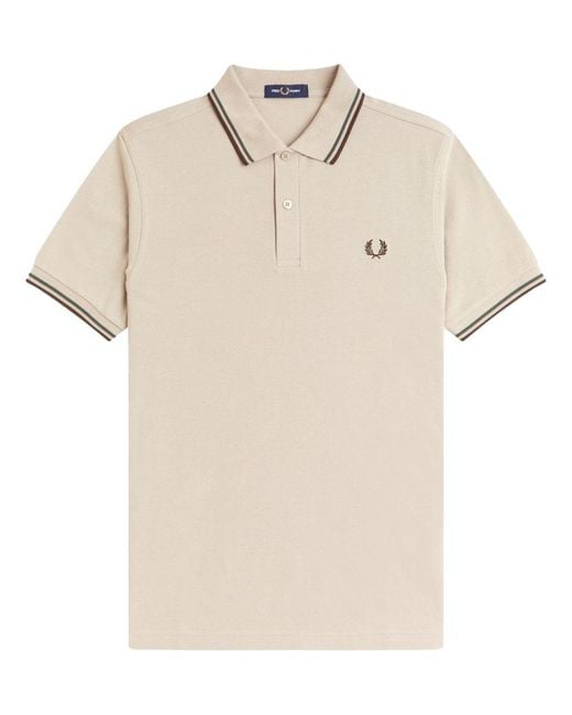 Fred Perry Natural Twin Tipped Shirt for men