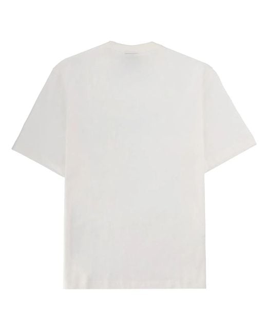 Paul Smith White T-Shirt "Eclipse" for men
