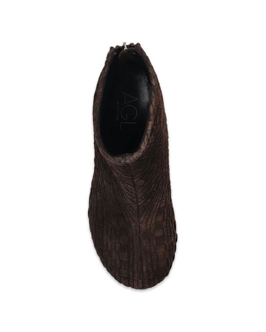 Agl Attilio Giusti Leombruni Black Dark Leather Shoes