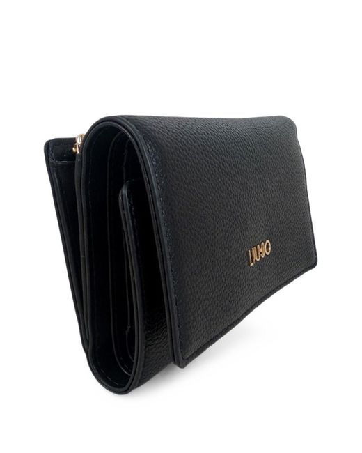 Liu Jo Black Polyurethane Wallet