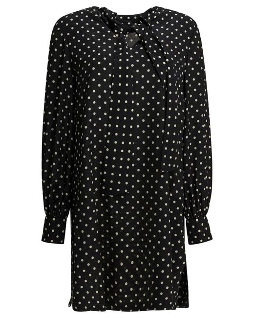Valentino Black Short Flared Dress