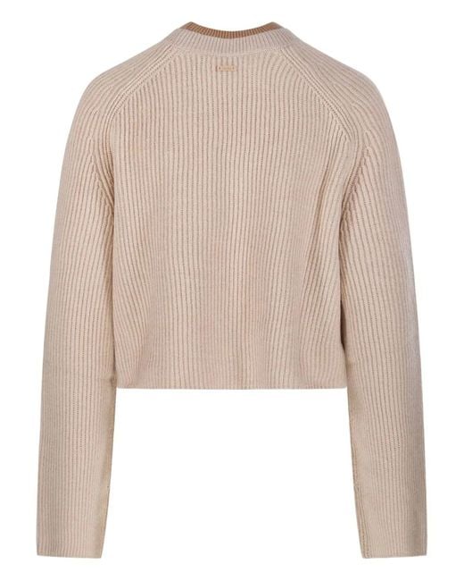 Max Mara Natural Crew Neck Sweater