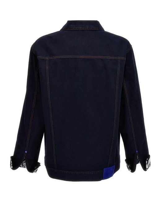 Burberry Blue Denim Jacket for men