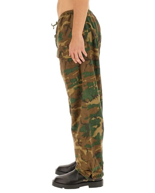 Givenchy Green Camouflage Pants for men