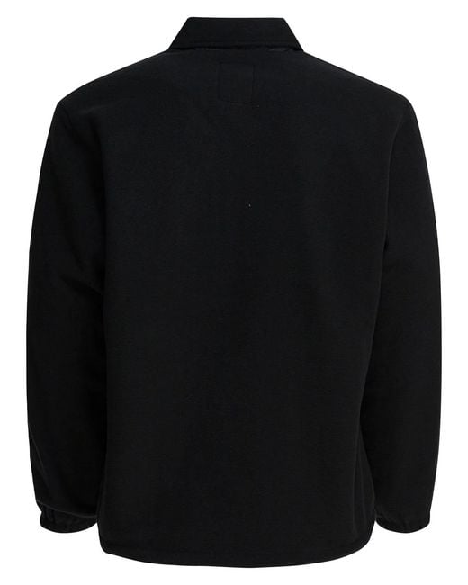 GR10K Black Polyester Jacket for men