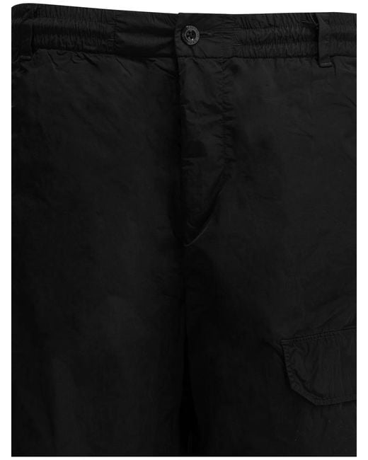 C P Company Black C.P.Company "Chrome-R" Cargo Pants for men
