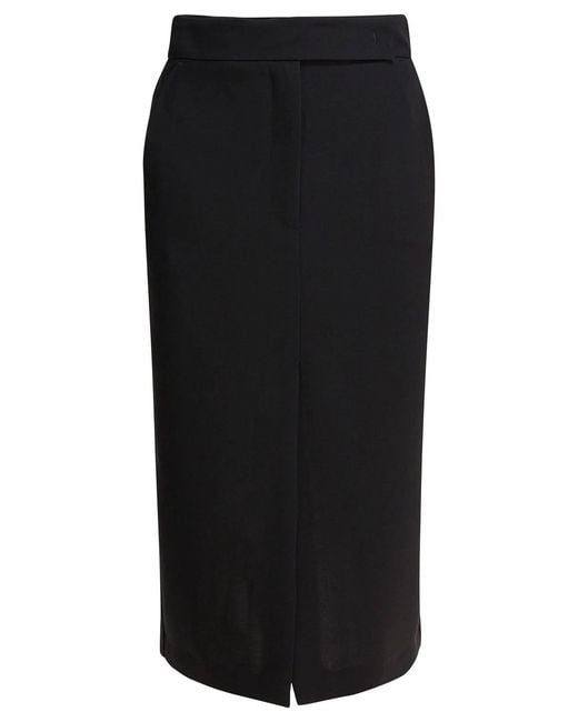 Semler Black Elastane Skirt