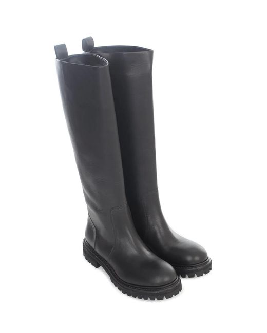 Roberto Del Carlo Gray Kobe Rounded Point High Boot