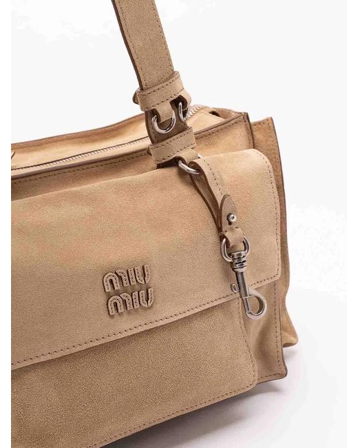 Miu Miu Natural 'Utilitaire' Shopping Bag
